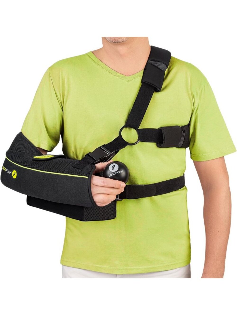 Premium Shoulder Sling with Abduction Pillow - Arm Immobilizer for Athletes